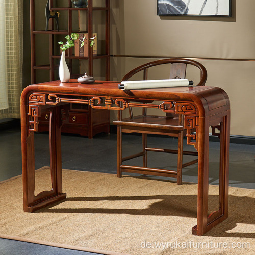 Chinesischer Massivholz Schreibtisch